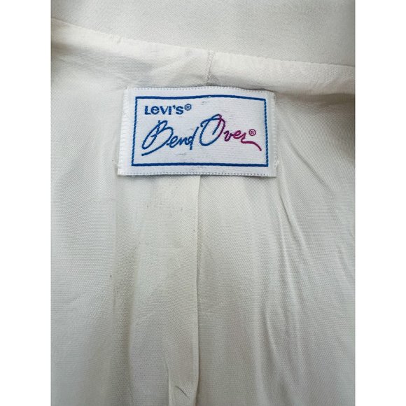 Vintage 70's Levi's Bend Over Off White Blazer | Size 12 - Picture 7 of 9